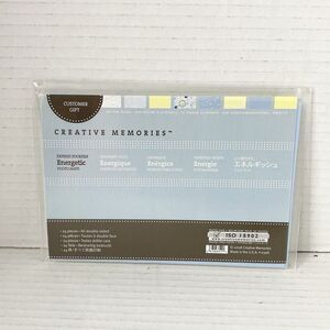 Creative Memories Express Yourself Energetic Photo Mats 24 Pieces Double Sided